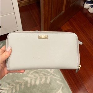 Grey Kate spade wallet